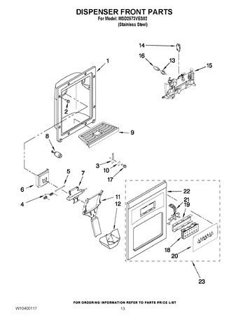 Diagram for MSD2573VES02