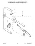 Diagram for 08 - Upper Wash And Rinse Parts