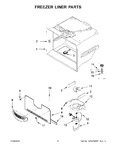 Diagram for 04 - Freezer Liner Parts