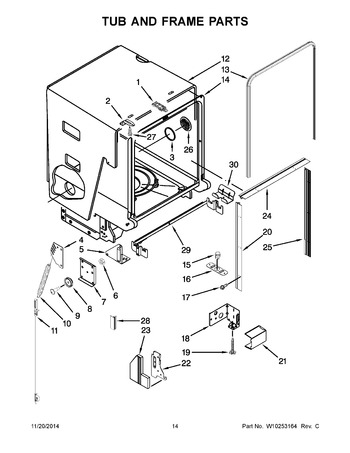 Diagram for MDBH980AWB0