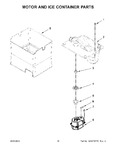 Diagram for 10 - Motor And Ice Container Parts