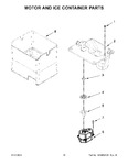 Diagram for 10 - Motor And Ice Container Parts