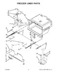 Diagram for 04 - Freezer Liner Parts