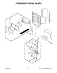 Diagram for 10 - Dispenser Front Parts