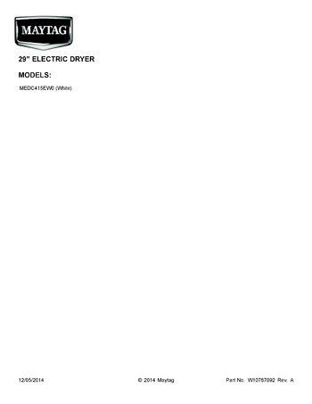 Diagram for MEDC415EW0