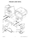 Diagram for 06 - Freezer Liner Parts