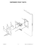 Diagram for 09 - Dispenser Front Parts