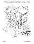 Diagram for 04 - Upper Cabinet And Front Panel Parts