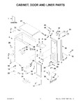 Diagram for 02 - Cabinet, Door And Liner Parts