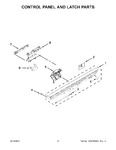 Diagram for 03 - Control Panel And Latch Parts