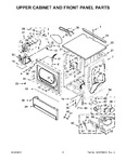 Diagram for 04 - Upper Cabinet And Front Panel Parts