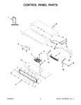 Diagram for 02 - Control Panel Parts