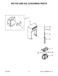 Diagram for 06 - Motor And Ice Container Parts