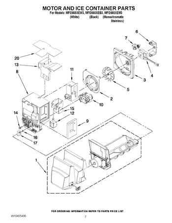 Diagram for MFI2665XEW3