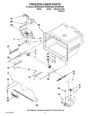 Diagram for MFI2665XEW3