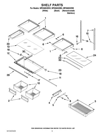 Diagram for MFI2665XEW3