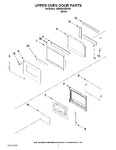 Diagram for 02 - Upper Oven Door Parts