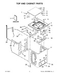 Diagram for 02 - Top And Cabinet Parts