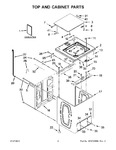 Diagram for 02 - Top And Cabinet Parts