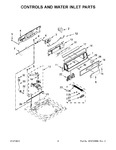 Diagram for 03 - Controls And Water Inlet Parts