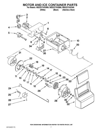 Diagram for MSD2273VEB00