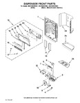 Diagram for 08 - Dispenser Front Parts