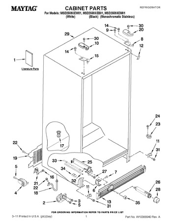 Diagram for MSD2559XEW01