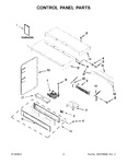 Diagram for 02 - Control Panel Parts