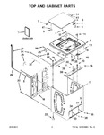 Diagram for 02 - Top And Cabinet Parts