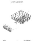 Diagram for 11 - Lower Rack Parts