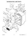 Diagram for 03 - Refrigerator Liner Parts