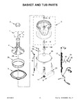 Diagram for 05 - Basket And Tub Parts