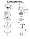 Diagram for 03 - Motor, Basket And Tub Parts