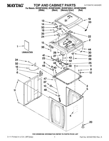 Diagram for MVWB750WQ2