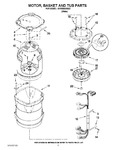 Diagram for 03 - Motor, Basket And Tub Parts