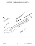 Diagram for 03 - Control Panel And Latch Parts