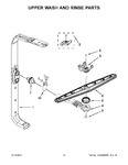 Diagram for 08 - Upper Wash And Rinse Parts