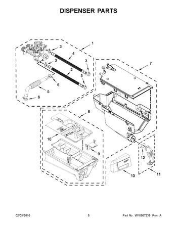 Diagram for MHW3500FW0