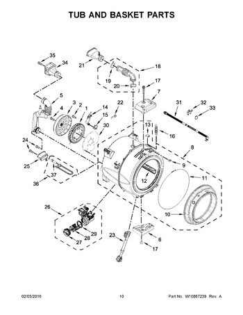 Diagram for MHW3500FW0