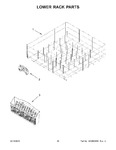 Diagram for 11 - Lower Rack Parts