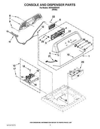 Diagram for MVWX550XW1