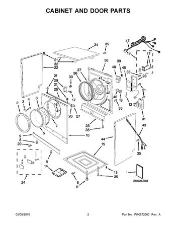 Diagram for YMED7500YW2