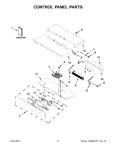 Diagram for 02 - Control Panel Parts