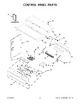 Diagram for 02 - Control Panel Parts