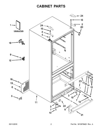 Diagram for MFB2055DRH01