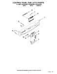 Diagram for 02 - Control Panel And Latch Parts