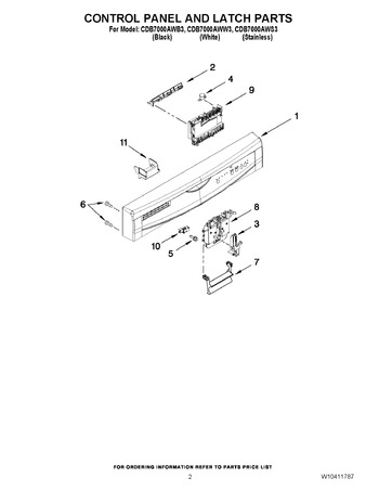 Diagram for CDB7000AWS3