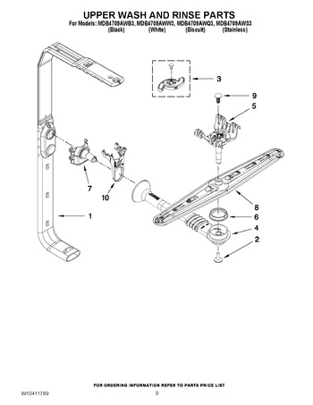 Diagram for MDB4709AWS3