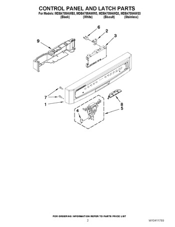 Diagram for MDB4709AWS3