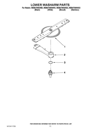 Diagram for MDB4709AWS3